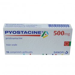 Пиостацин (Пристинамицин) таблетки 500мг №16 в Рязани и области фото